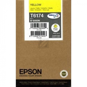 C13T617400 // T6174 / gelb / original EPSON Tintenpatrone gelb / C13T617400 / 7000 S. / 100.00 ml