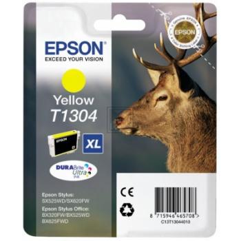C13T13044010 // T1304 / gelb / original EPSON Tintenpatrone gelb / C13T13044010 / 1005 S. / 10.10 ml