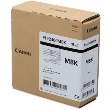 5276C001 // PFI2100MBK / schwarz / original CANON Tintenpatrone schwarz matt / 5276C001 / 160.00 ml