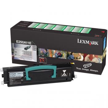 E250A11E / schwarz / original LEXMARK Toner schwarz / E250A11E / 3500 S.