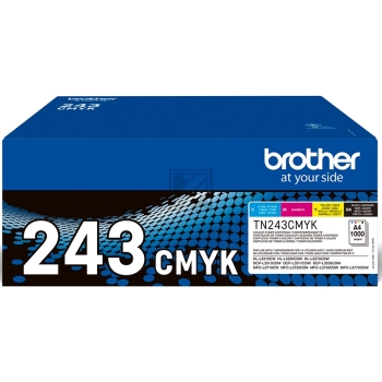 TN243CMYK / original BROTHER Toner MultiPack / TN243CMYK / 1000 S.