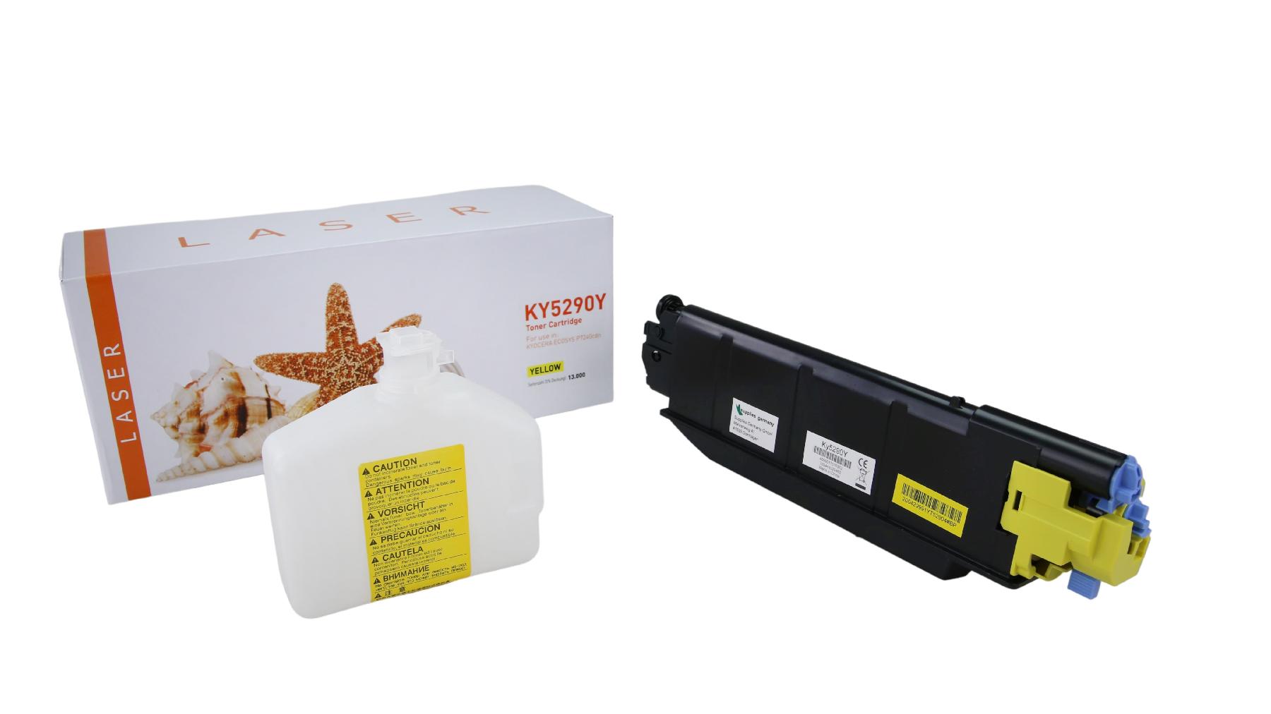 Alternativ Toner Yellow für Kyocera  / TK5290Y / 13.000 Seiten