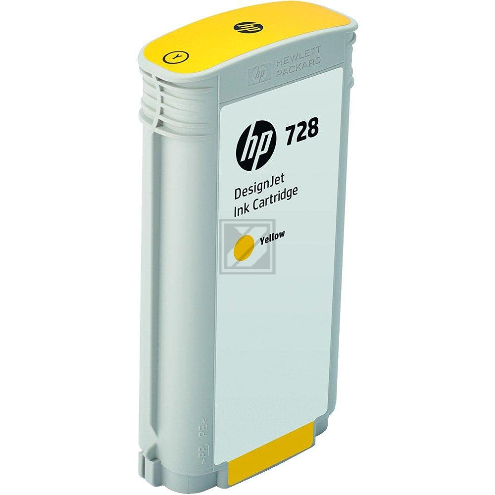 F9K15A // 728 / gelb / original HP Tintenpatrone gelb / F9K15A / 300.00 ml
