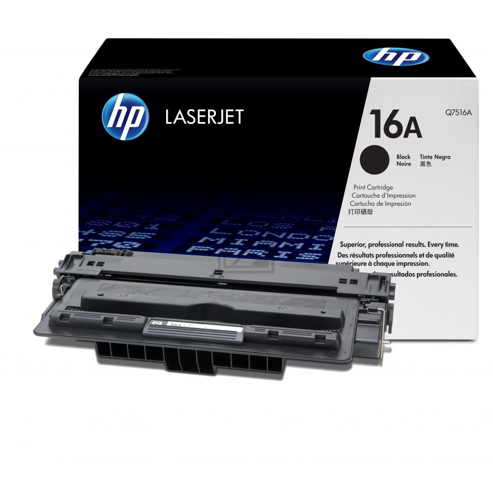 Q7516A // Black // original // Toner f. HP Lj5200 / Q7516A / 12.000 Seiten