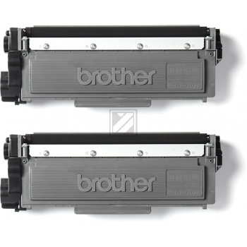 TN2320TWIN / schwarz / original BROTHER Toner schwarz / TN2320TWIN / 5200 S.