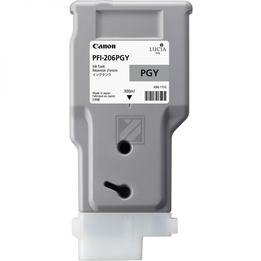 5312B001 / PFI206GY Original Tinte Grey für Canon / 5312B001 / PROGRAF iPF6400 / 300ml