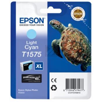C13T15754010 // T1575 / cyan / original EPSON Tintenpatrone cyan hell / C13T15754010 / 25.90 ml