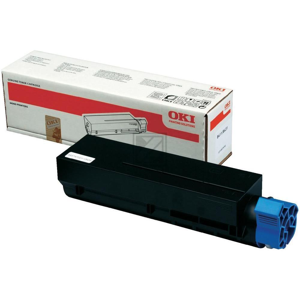 44574702 / schwarz / original OKI Toner schwarz / 44574702 / 3000 S.
