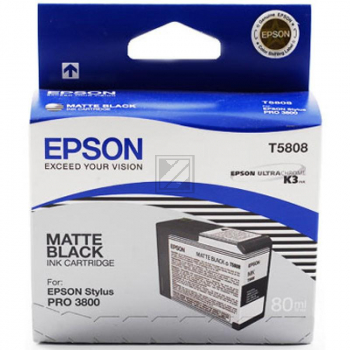 C13T58080N // T5808 / schwarz / original Epson Tin / C13T58080N / 80.00 ml