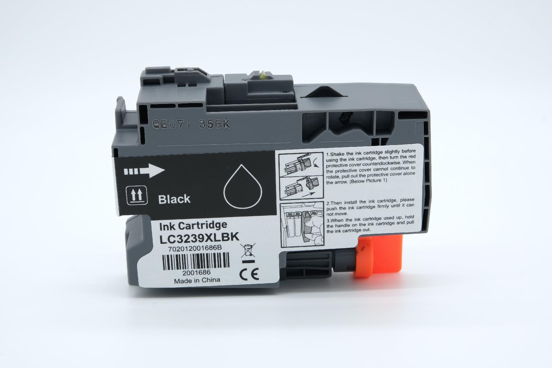 Alternativ Tinte Black für Brother / LC3239XLBK / 128ml