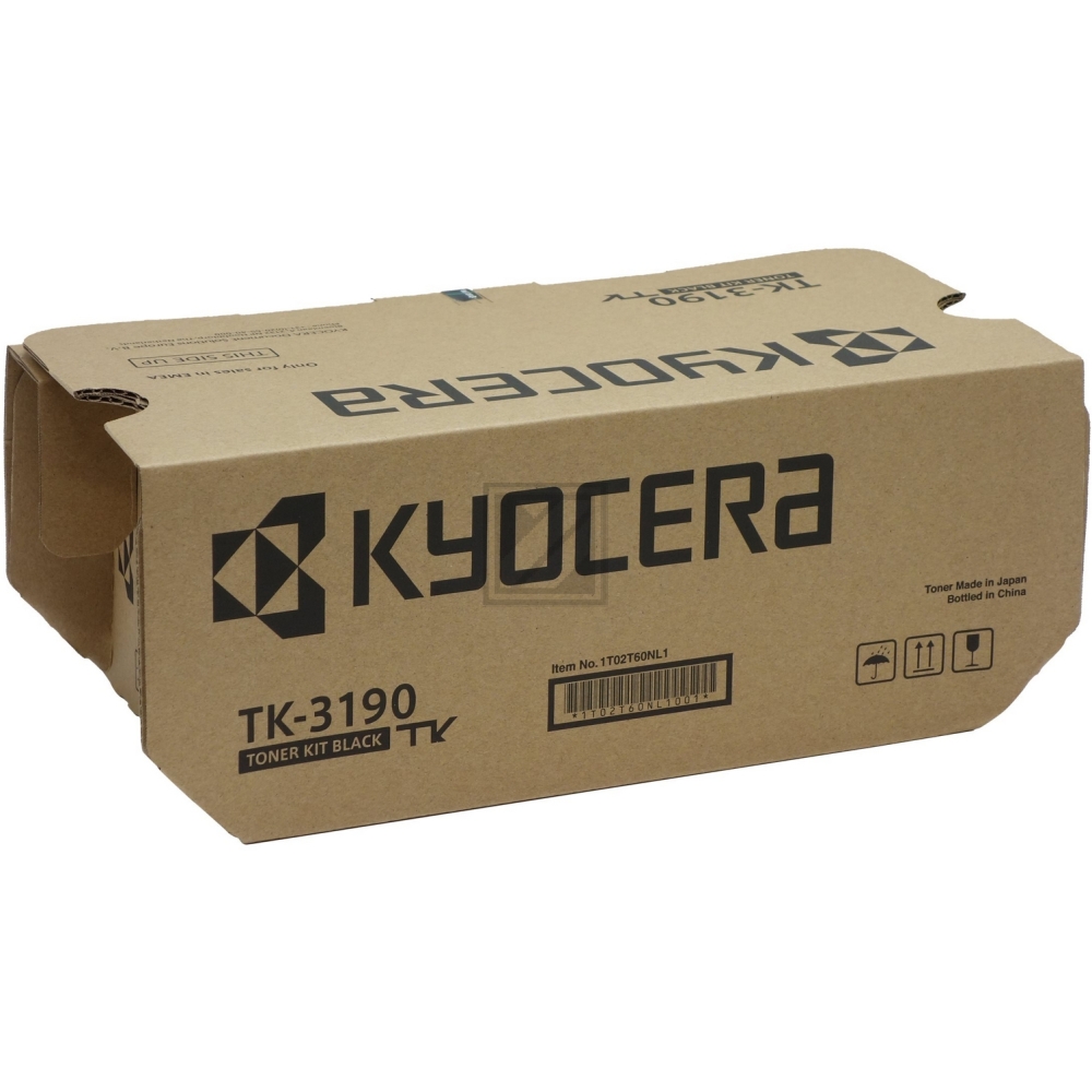 1T02T60NL0 // TK3190 / original KYOCERA Toner schwarz / 1T02T60NL0 / 25000 S.
