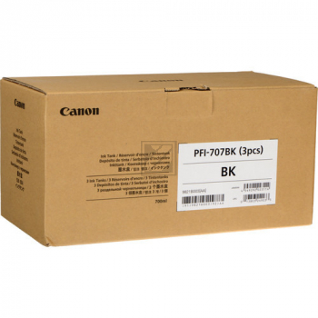 9821B001 // PFI707BK / schwarz / original CANON Tintenpatrone schwarz / 9821B001 / 700.00 ml