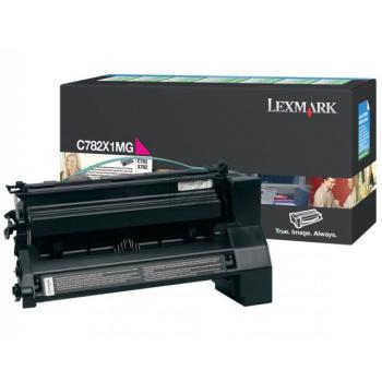 C782X1MG / magenta / original LEXMARK Toner magenta / C782X1MG / 15000 S.