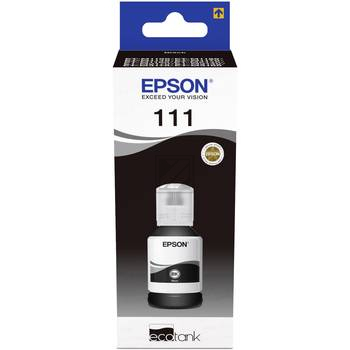 C13T03M140 // 111 / schwarz / original EPSON Tintenflasche schwarz / C13T03M140 / 6000 S. / 120.00 ml