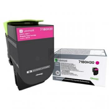 71B0H30 / magenta / original LEXMARK Toner magenta / 71B0H30 / 3500 S.