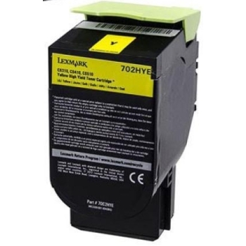 70C2HYE // 702HY / original LEXMARK Toner gelb / 70C2HYE / 3000 S.