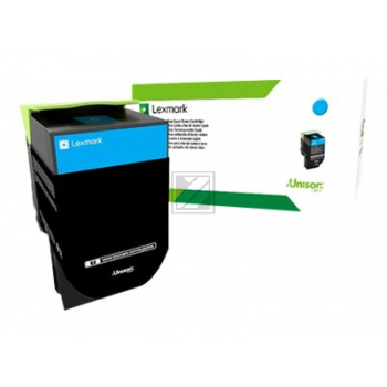 70C2XCE // 702XC / cyan / original LEXMARK Toner cyan / 70C2XCE / 4000 S.
