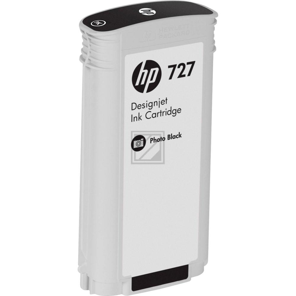 B3P23A // 727 / schwarz / original HP Tintenpatrone schwarz hell / B3P23A / 130.00 ml