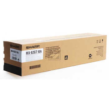 MX62GTBA / schwarz / original SHARP Toner schwarz / MX62GTBA / 65000 S.