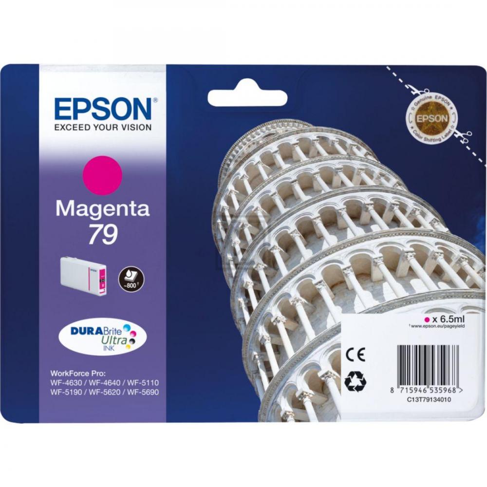 C13T79134010 // 79 / magenta / original EPSON Tintenpatrone magenta / C13T79134010 / 800 S. / 6.50 ml