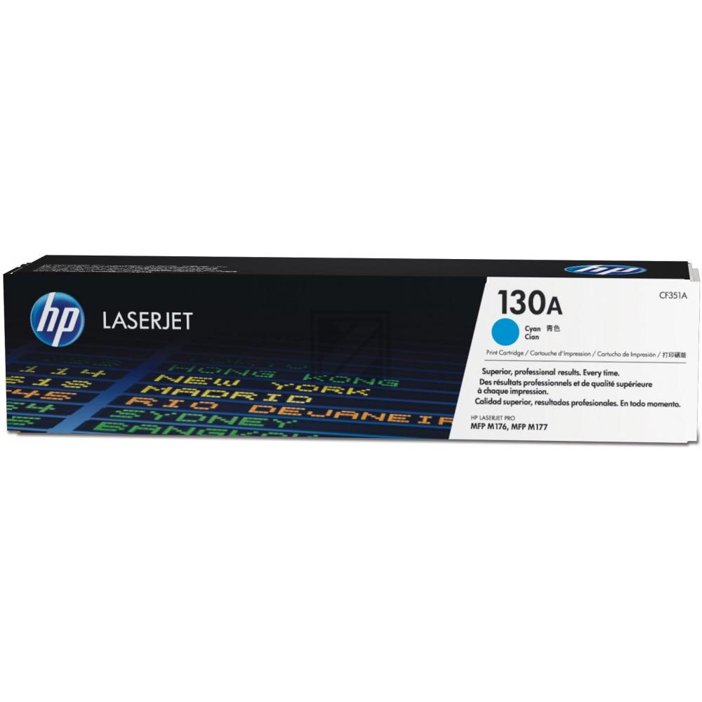 CF351A // 130A / cyan / original HP Toner cyan / CF351A / 1000 S.