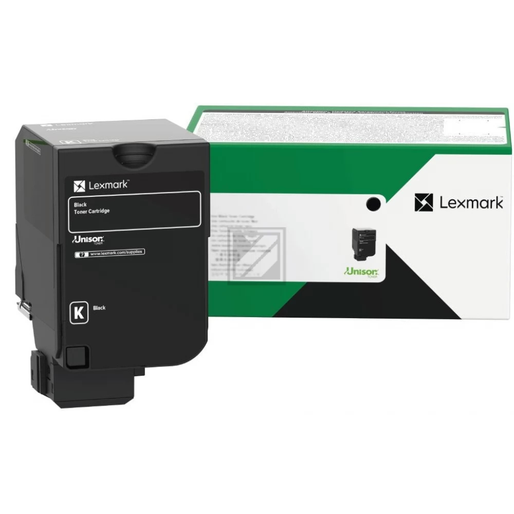 81C0X10 / schwarz / original LEXMARK Toner schwarz / 81C0X10 / 28000 S.