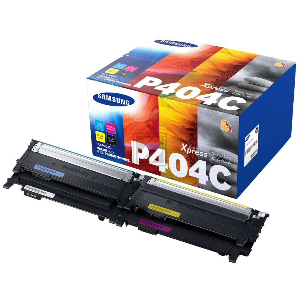 SU365A // CLTP404C / original SAMSUNG Toner MultiPack / SU365A