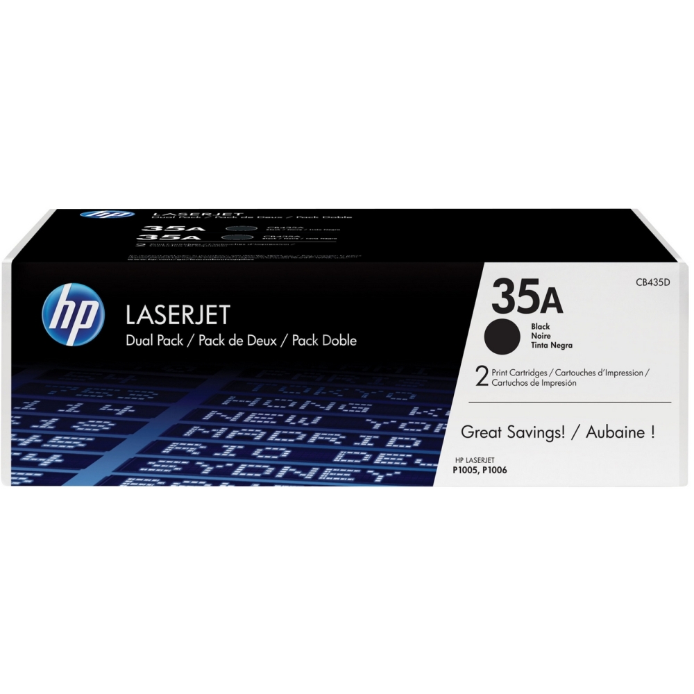 CB435AD // 35A / schwarz / original HP Toner schwarz / CB435AD / 1500 S.