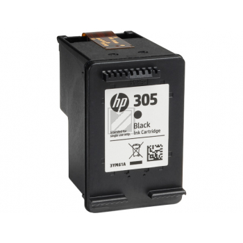 3YM61AE // 305 / schwarz / original HP Druckkopfpatrone schwarz / 3YM61AE / 120 S.