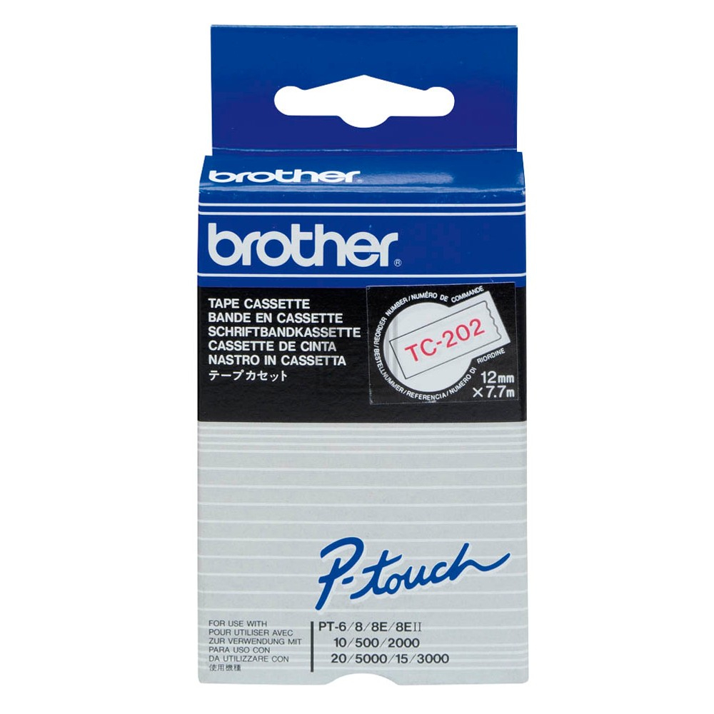 TC202 / original BROTHER PTouch Farbband / TC202