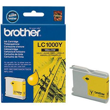 LC1000Y / gelb / original BROTHER Tintenpatrone gelb / LC1000Y / 400 S. / 6.50 ml