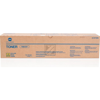 A1DY250 // TN615Y / original KONICAMIN Toner gelb / A1DY250 / 60000 S.