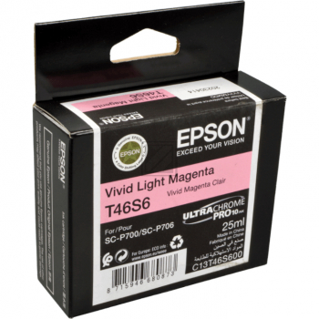 C13T46S60N // T46S6 / magenta / original EPSON Tintenpatrone magenta hell / C13T46S60N / 25.00 ml