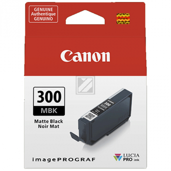 4192C001 // PFI300MBK / schwarz / original CANON Tintenpatrone schwarz matt / 4192C001 / 14.40 ml