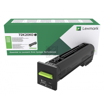 72K20K0 / schwarz / original LEXMARK Toner schwarz / 72K20K0 / 8000 S.