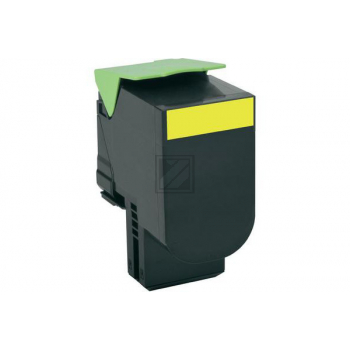 80C2HY0 // 802HY / gelb / original LEXMARK Toner gelb / 80C2HY0 / 3000 S.
