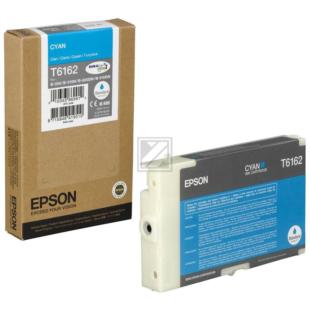 C13T616200 // T6162 / cyan / original EPSON Tintenpatrone cyan / C13T616200 / 3500 S. / 53.00 ml