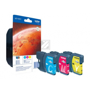 LC1100HYRBWBP / original Brother Tintenpatrone Mul / LC1100HYRBWBP / 750 S.