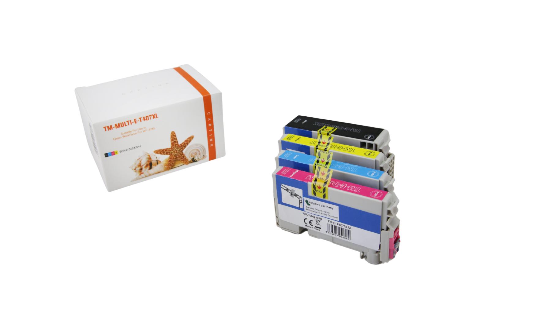 Alternativ Tinte für Epson / C13T07U140  440 / BK2.600 / CMY1.900 Seiten