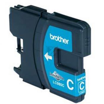 LC980C / cyan / original BROTHER Tintenpatrone cyan / LC980C / 260 S. / 5.50 ml
