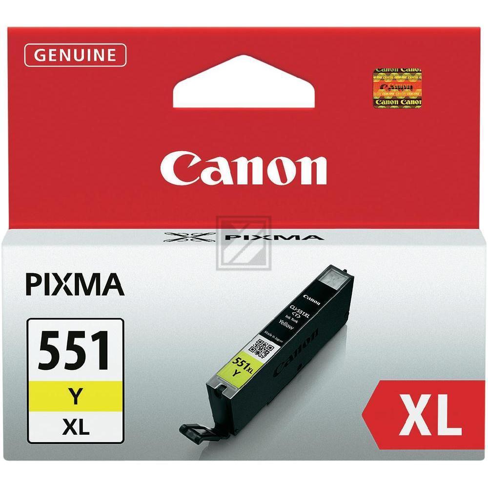 6446B001 // CLI551YXL / gelb / original CANON Tintenpatrone gelb / 6446B001 / 695 S. / 11.00 ml