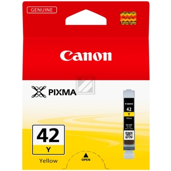 6387B001 // CLI42Y / original CANON Tintenpatrone gelb / 6387B001 / 13.00 ml