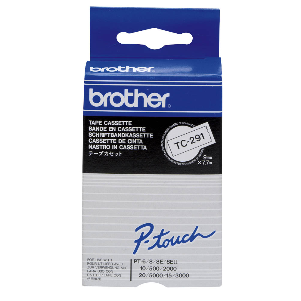 TC291 / original BROTHER PTouch Farbband / TC291