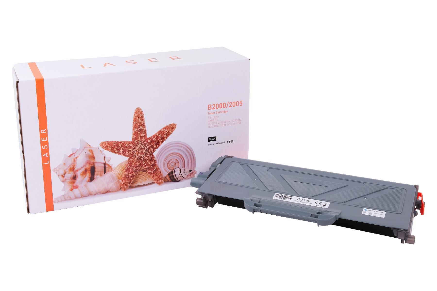 Alternativ Toner Black für Brother / TN2120 / 2.600 Seiten