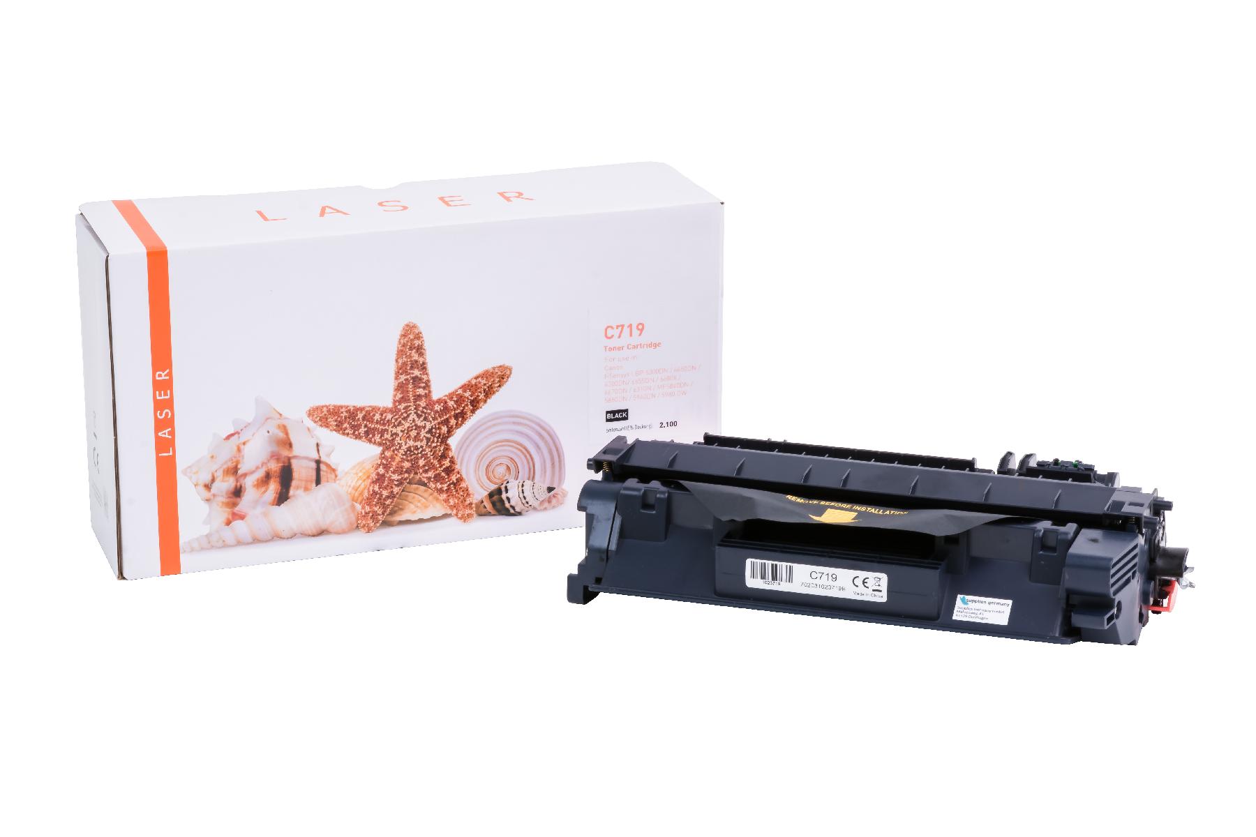 Alternativ Toner Black für Canon  / 719 / 2.100 Seiten