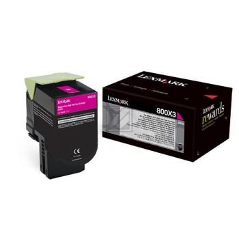 80C0X40 // 800X4 / gelb / original LEXMARK Toner gelb / 80C0X40 / 4000 S.