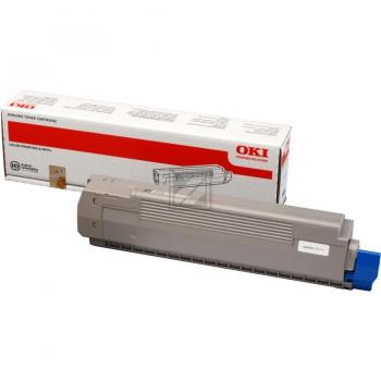44643004 / schwarz / original OKI Toner schwarz / 44643004 / 7000 S.