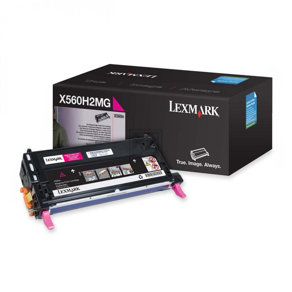 X560H2MG / magenta / original LEXMARK Toner magenta / X560H2MG / 10000 S.