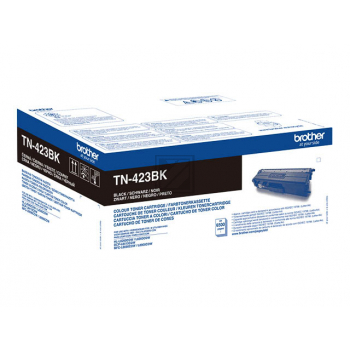 TN423BK / schwarz / original BROTHER Toner schwarz / TN423BK / 6500 S.