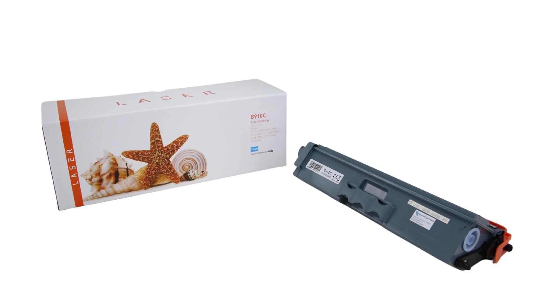 Alternativ Toner Cyan für Brother / TN910C / 9.000 Seiten